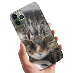 iPhone 12/12 Pro - Kuoret/Suojakuori Nukkuva Kissa