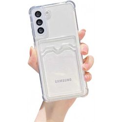 Ohut iskunkestävä kännykkäkuori korttipaikalla Samsung S21 Plus