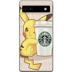 Google Pixel 6a Läpinäkyvä kuori Kawaii