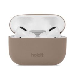 holdit AirPods Pro Nygård Skal Silikon Mocha Brown