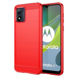 SKALO Motorola Moto E13 4G Armor Carbon Iskunkestävä TPU suojakuori