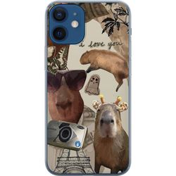 Apple iPhone 12 Läpinäkyvä kuori Capybara