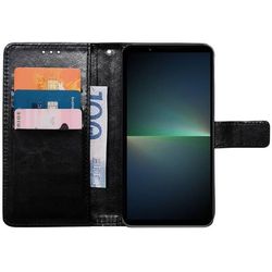 Plånboksfodral 3-kort Sony Xperia 5 V - Svart