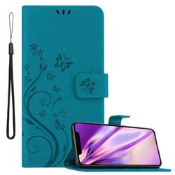 Deksel til iPhone 11 PRO Lommebokdeksel i blomster design med magnetisk lukking, stativfunksjon og kortplasser
