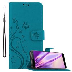 Deksel til Sony Xperia XZ3 Lommebokdeksel i blomster design med magnetisk lukking, stativfunksjon og kortplasser