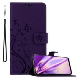 Deksel til Realme 8 4G / 8 PRO Lommebokdeksel i blomster design med magnetisk lukking, stativfunksjon og kortplasser