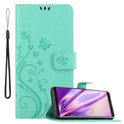 Deksel til Huawei MATE 10 PRO Lommebokdeksel i blomster design med magnetisk lukking, stativfunksjon og kortplasser