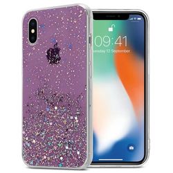 Deksel til iPhone X / XS med glitrende glitter