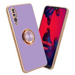 Deksel til Huawei P20 PRO / P20 PLUS med ring Etui av fleksibel TPU-silikon, med kamerabeskyttelse magnetisk bilholder