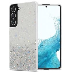 Deksel til Samsung Galaxy S22 med glitrende glitter