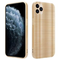 Deksel til iPhone 11 PRO MAX Beskyttelsesdeksel laget av fleksibel TPU-silikon i børstet design