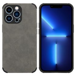 iPhone 11 PRO Suojakuori Suojakotelo valmistettu TPU-silikonista jossa on jalo keinotekoinen mokkanahkainen takapuoli