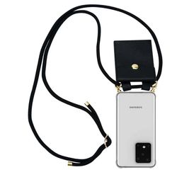 Deksel med kedja for Samsung Galaxy S20 ULTRA Case med gullringer, ledningsstropp og avtakbart etui