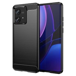 SKALO Motorola Edge 40 Neo 5G Armor Carbon Iskunkestävä TPU suojakuori