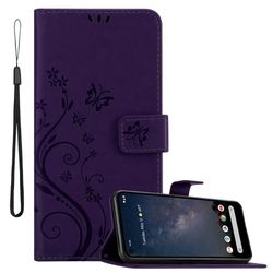 Deksel kompatibel med Google PIXEL 4A 5G Lommebokdeksel i blomster design med magnetisk lukking, stativfunksjon og kortplasser