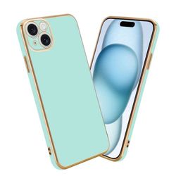 Silikondeksel kompatibel med iPhone 15 PLUS med kamerabeskyttelse