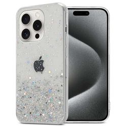 Deksel til iPhone 15 PRO MAX med glitrende glitter