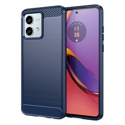 SKALO Motorola Moto G84 5G Armor Carbon Iskunkestävä TPU suojakuori