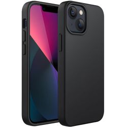 iPhone 13 matta musta silikonikotelo