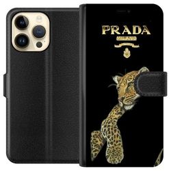 Apple iPhone 15 Pro Max Lommeboketui Prada Leopard
