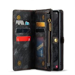 CaseMe mobilfodral 008 8-kort Samsung Galaxy A55 - Svart/grå