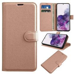 Flip Leather Phone Case Magnetic Wallet Cover Samsung Galaxy S23 Rose Gold