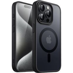 iPhone 15 Pro svart Magsafe-deksel