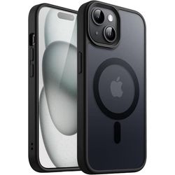 iPhone 15 Plus svart MagSafe-deksel
