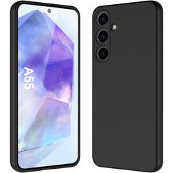 Samsung A55 matta musta kotelo