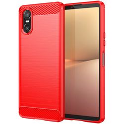 SKALO Sony Xperia 10 VI Armor Carbon Iskunkestävä TPU suojakuori