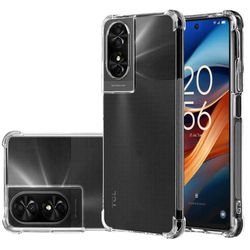 For TCL 505 Case Silicone Phone Cover + Screen Guard Clear