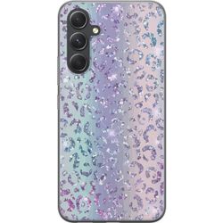 Samsung Galaxy S24 FE Läpinäkyvä kuori Glitter Leopard