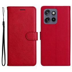 SKALO Motorola Edge 50 Neo 5G PU-nahkainen Lompakkokotelo