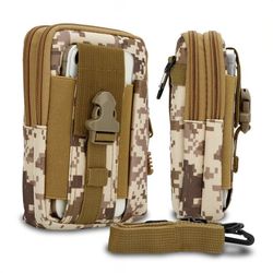 Deksel kompatibel med Ulefone Power Armor 14 taktisk mobiltelefonveske Molle-EDC med skulderrem maks. 6,7 tommers hofteveske