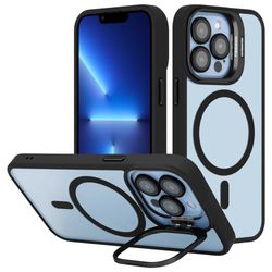 iPhone 13 PRO Deksel kompatibel med MagSafe og stativfunksjon inkl. beskyttelse av kameralinsen case cover
