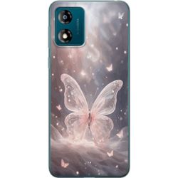 Motorola Moto E13 Läpinäkyvä kuori Perhonen