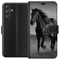 Samsung Galaxy A15 5G Tegnebogsetui Mørk Hest