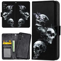 Samsung Galaxy A35 5G - Plånboksfodral/Skal Skulls