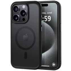 iPhone 15 Pro matt svart Magsafe-deksel