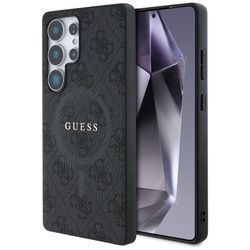 Guess Leather 4G MagSafe skal Samsung Galaxy S25 Ultra - Svart