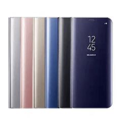 Samsung S8 PLUS+ Eksklusivt Cover / Flip Cover - Klart View - 6 Farver - GULD