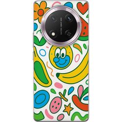 Honor Magic7 Lite Läpinäkyvä kuori Perhosverho