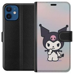 Apple iPhone 12 Lompakkokotelo Kawaii Sanrio Kuromi