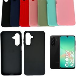 Silikon TPU skal Samsung A26/A265G fodral mobilskal skärmskydd