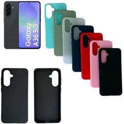 Silikon TPU skal Samsung A36/A365G fodral mobilskal skärmskydd