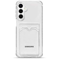Samsung A16 Gjennomsiktig Deksel med Kortholder