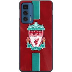 Motorola Edge 20 Pro Läpinäkyvä kuori Liverpool FC - Klassinen jalkapallourheilu Punaisena