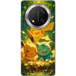 Honor Magic7 Lite Läpinäkyvä kuori Pixelmonster pelityyli - värikäs muotoilu retroa rakastaville pelaajille