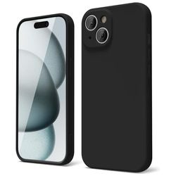 iPhone 15 Matt Svart Deksel - Ekstra kamerabeskyttelse