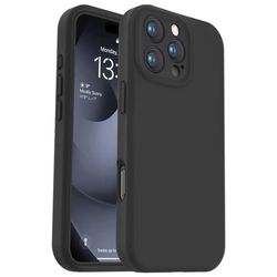 iPhone 16 Pro Matt Svart Deksel - Ekstra kamerabeskyttelse
